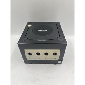 Nintendo DOL-101 GameCube Console Black Non-working Parts Only
